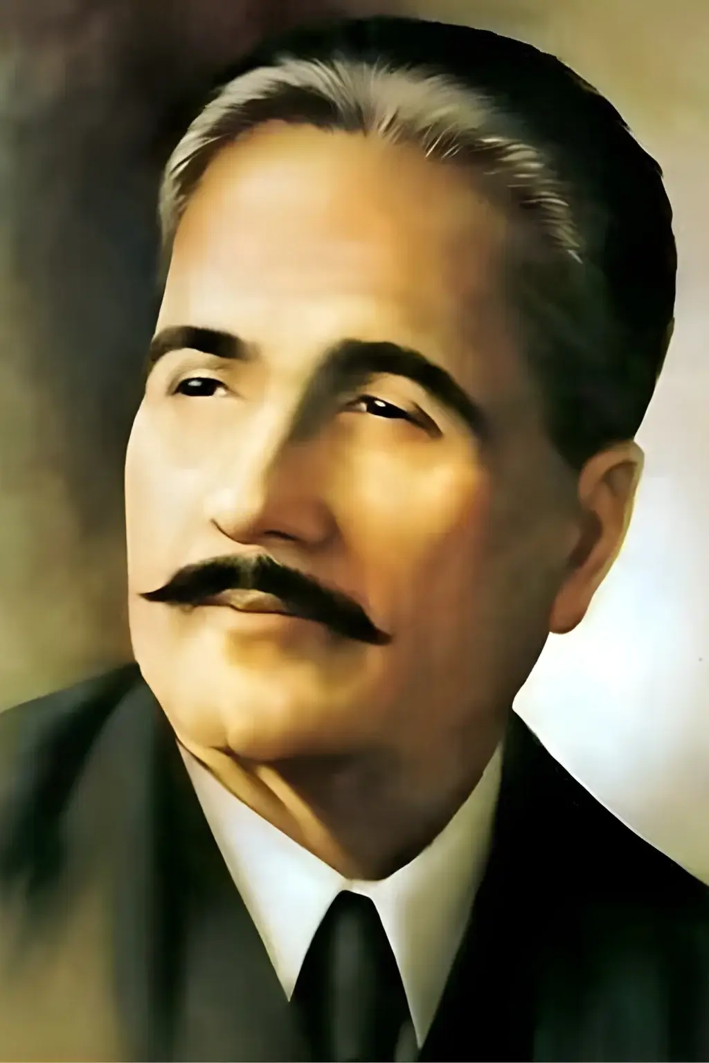 Allama Iqbal, the Poet of the East, expressing wisdom and inspiration in Poetry Allama Iqbal Urdu.
