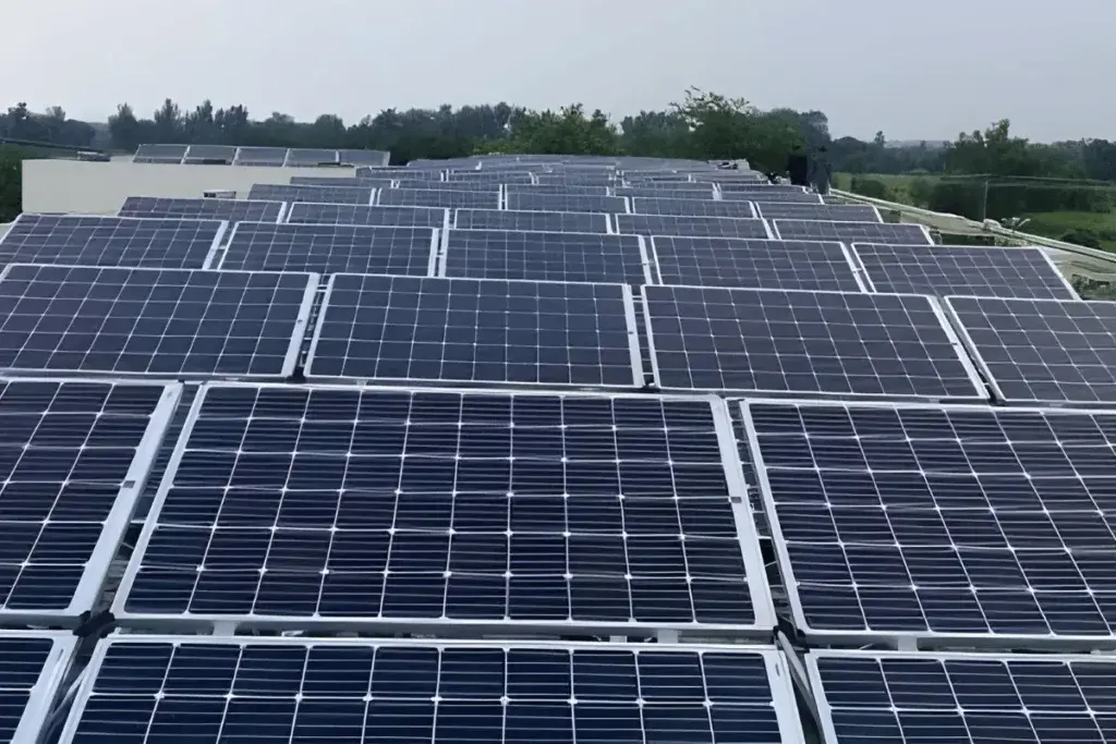 Close-up of solar panel surface – Solar Energy Price in Pakistan