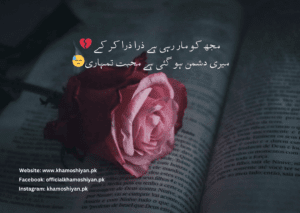 Mujhko maar rahi hai Zara Zara Karke urdu sad poetry