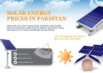 Solar panels under bright sunlight representing the latest solar energy prices in Pakistan for 2025, including panel, inverter, and battery costs.